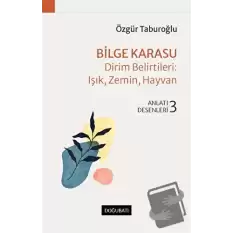 Bilge Karasu - Dirim Belirtileri: Işık, Zemin, Hayvan