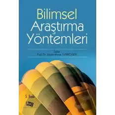 Bilimsel Araştırma Yöntemleri