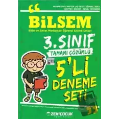 Bilsem 3. Sınıf 5li Deneme Seti