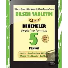 Bilsem Tabletim 3. Sınıf Denemeler 5 Fasikül