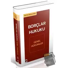 Borçlar Hukuku Genel Hükümler