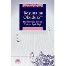 Boşuna Mı Okuduk ?: Türkiyede Beyaz Yakalı İşsizliği