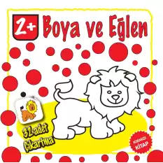 Boya ve Eğlen Kırmızı Kitap