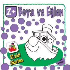 Boya ve Eğlen Mor Kitap