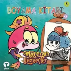 Boyama Kitabı - Maceracı Yüzgeçler 5 (Ciltli)