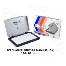 Brons Istampa Metal No:2 11X7 Br-142 - 12li Paket