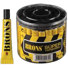 Brons Sıvı Yapıştırıcı Solventsiz Süper 7 Gr Br-412 - 48li Paket