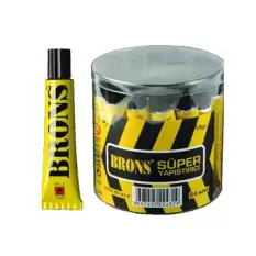 Brons Sıvı Yapıştırıcı Solventsiz Süper No:2 18 Gr Br 413 - 24lü Paket