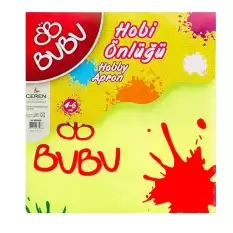 Bu-Bu Boyama Önlüğü 4-6 Yaş Su Geçirmez Bubu00005