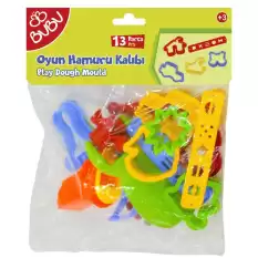 Bu-Bu Oyun Hamuru Kalıbı 13 Parça Bubu-Hk0013