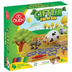 Bu-Bu Oyun Hamuru Seti Çiftlik (M) Bubu-Oh0017