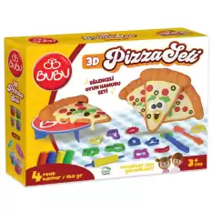 Bu-Bu Oyun Hamuru Seti Pizza (L) Bubu-Oh0011