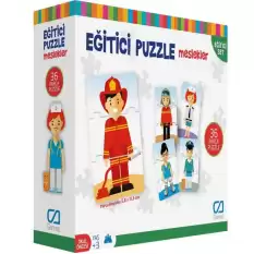 Ca Eğitici Puzzle Meslekler 5030