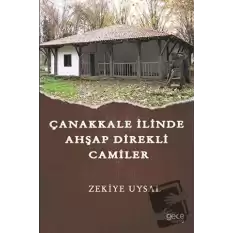 Çanakkale İlinde Ahşap Direkli Camiler