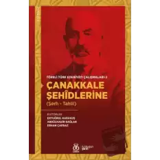 Çanakkale Şehidlerine (Şerh - Tahlil) - Töreli Türk Edebiyatı Çalışmaları 2