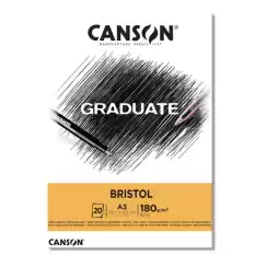 Canson Çizim Bloğu Graduate Cangrad Bristol 20 Syf A3 180 Gr