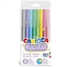 Carioca Keçeli Boya Kalemi Yıkanabilir Pastel Süper 8 Li 43032