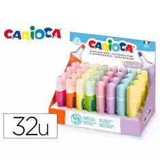 Carioca Pastel+Fosforlu İşar.kalemi 32 Li 8 Renk 43184