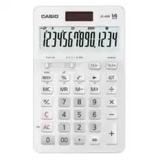 Casio Js-40B-We Beyaz Profesyonel 14 Hane Masa Üstü Hesap Makinesi