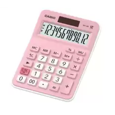 Casio Hesap Makinesi Masa Üstü 12 Hane Pembe Mx-12B-Pk