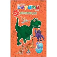 Çıkartmalı Boyama Serisi - Dinozorlar