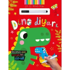 Çiz – Sil Aktivite Kitabı  Dino Diyarı