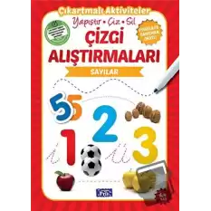 Çizgi Alıştırmaları - Sayılar (4 Yaş)