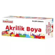 Colorland Akrilik Boya 10 Renk 15 Ml Akr02