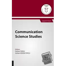 Communication Science Studies (AYBAK 2019 Eylül)