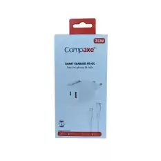 Compaxe Cta-350Tı 35W 5V 3A Pd-Qc+ Type-C To Lightning Şarj Kablosu