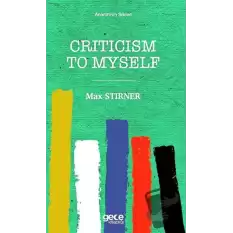 Criticism To Myself