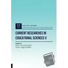 Current Researches in Educational Sciences V - Aybak 2022 Eylül