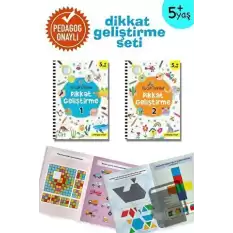 Dahiler Dikkat Geliştirme Seti (2 Kitap Takım) 5+ Yaş (Pedagog Onaylı)