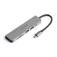 Dark Dk-Ac-U31X38 Usb 3.1 Type-C 6 İn 1 Hdmı-Tf Sd Kart -Usb 3.0 & Usb 2.0-Usb-C Pd Çevirici Hub