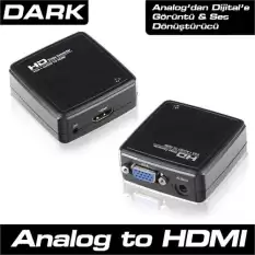 Dark Dk-Hd-Avgaxhdmı Vga To Hdmı Aktif Dönüştürücü