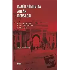 Darülfünun’da Ahlak Dersleri