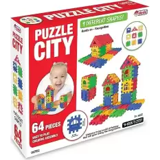 Dede Oyuncak Puzzle City 64 Parça