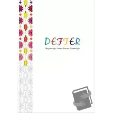 Defter - Boyamaya Hazır Kenar Süsleriyle