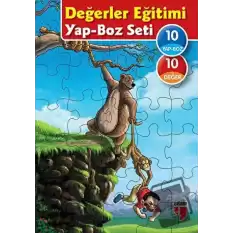 Değerler Eğitimi Yapboz Seti - 10 Adet Yapboz