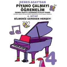 Denes Agaydan Piyano Çalmayı Öğrenelim 4. Kitap