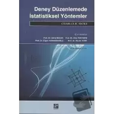 Deney Düzenlemede İstatiksel Yöntemler