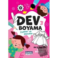 Dev Boyama-3 (Çiçekler ve Elbiseler)