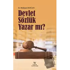 Devlet Sözlük Yazar Mı?