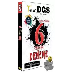 DGS 6 Harika Deneme PDF Çözümlü Tasarı Yayınları