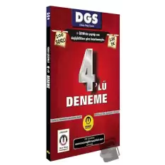 DGS Son Format 100 Soruluk 4lü Çözümlü Deneme