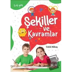 Dikkat Odaklı Etkinlik Kitabı Şekiller ve Kavramlar 5-6 Yaş