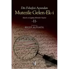 Din Felsefesi Açısından Mutezile Gelen-Ek-i  2