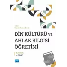 Din Kültürü Ve Ahlak Bilgisi Öğretimi - İlkokul 4. Sınıf