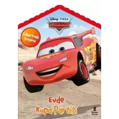 Disney Pixar Arabalar Evde Kupa Partisi Çıkartmalı Boyama Kitabı Kitap Açıklaması