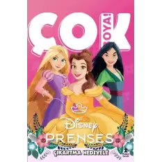 Disney Prenses –  Çok Boya! Çıkartmalı Dev Boyama Kitabı